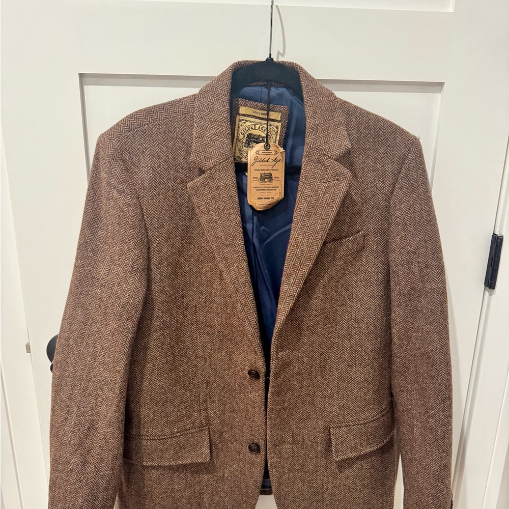 HARRIS WOOL HERRINGBONE BLAZER 4265
